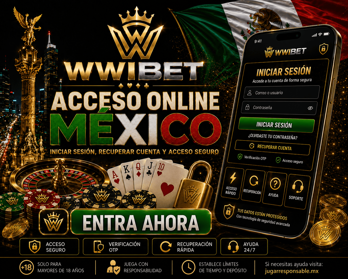wwibet - acceso seguro e inicio de sesion Pantalla de acceso a la cuenta de wwibet en un dispositivo movil con elementos de inicio seguro